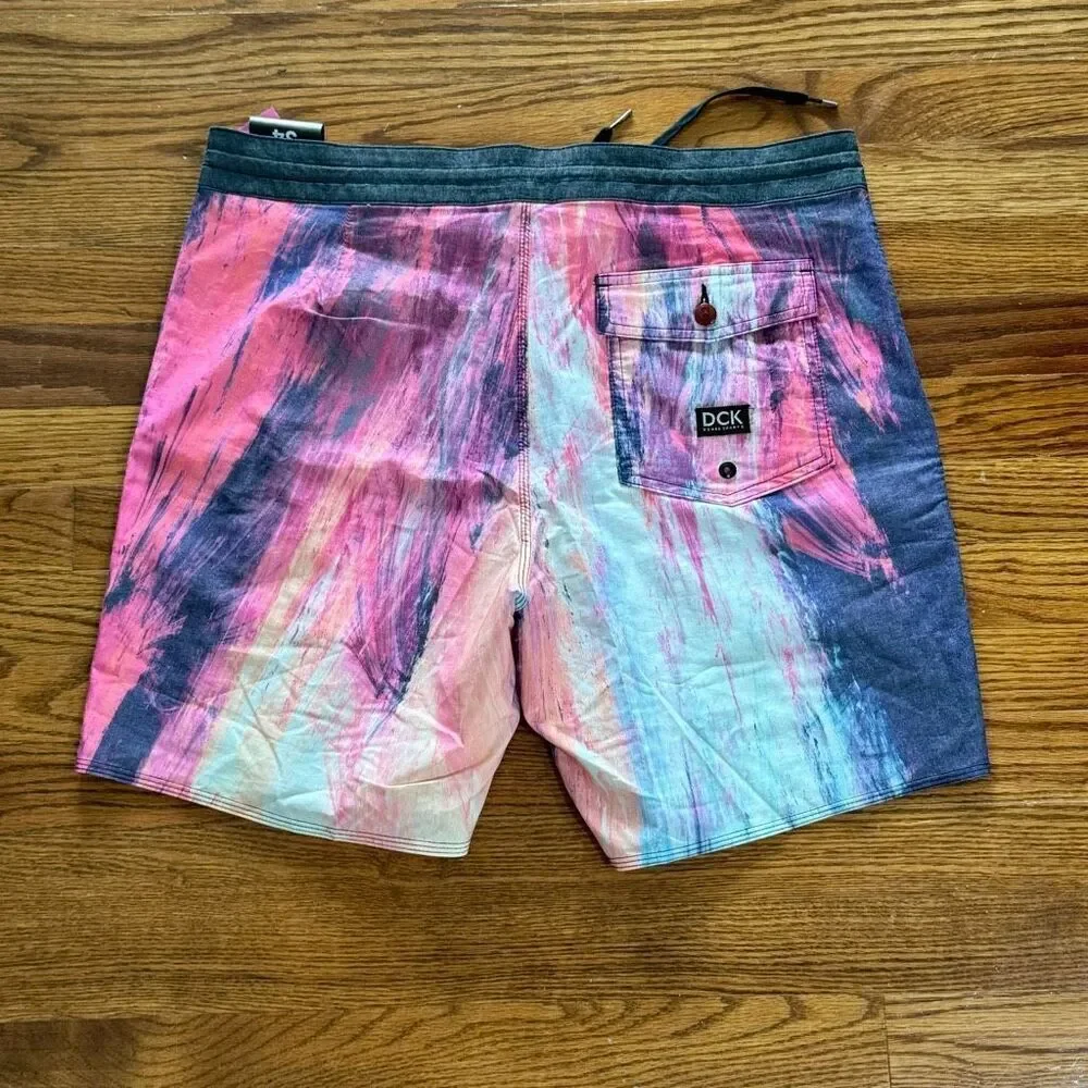 DCK Portugal Air Brushed Board Shorts. Size 34